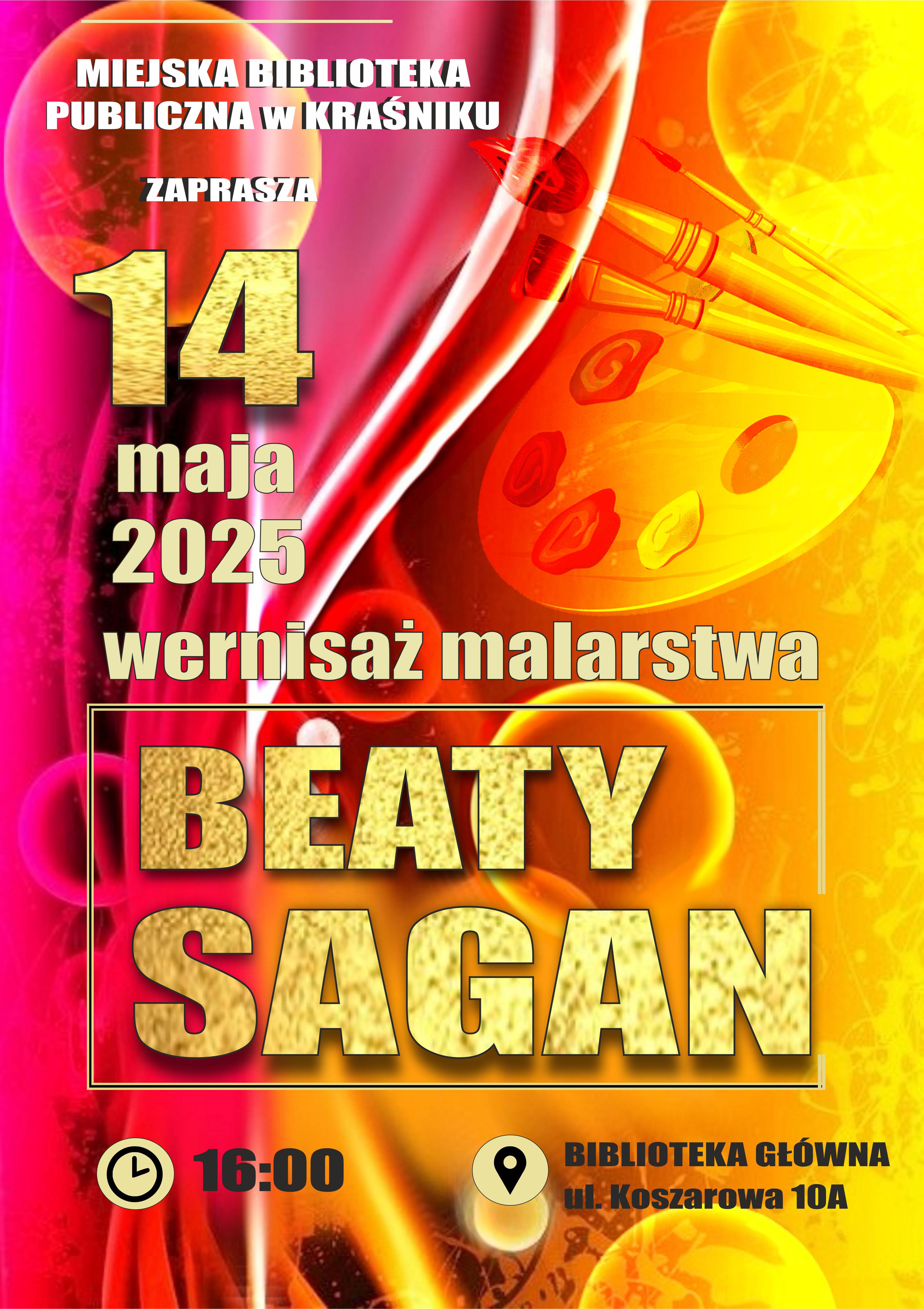 wernisaż malarstwa Beaty Sagan