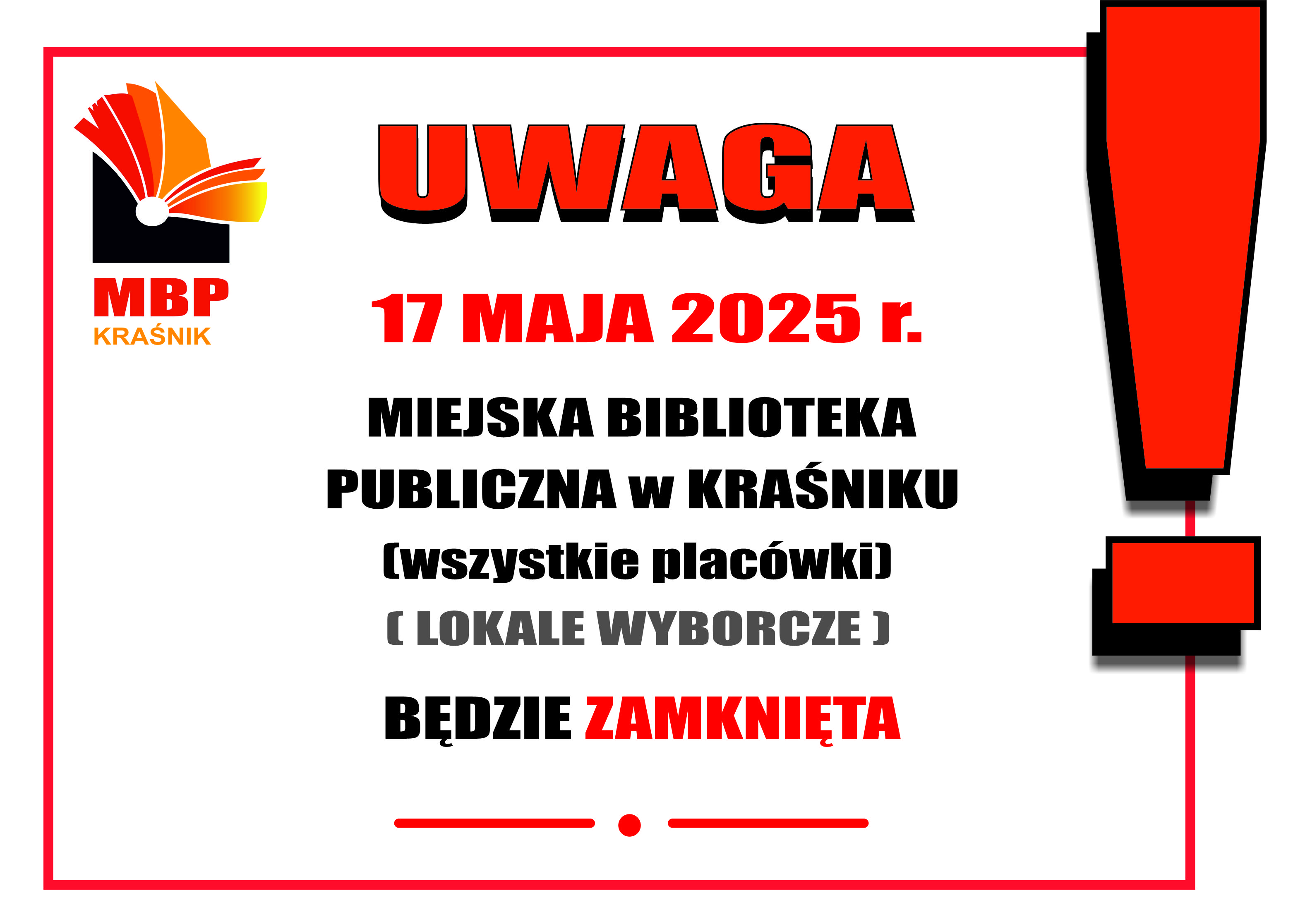 zamkniecie MBP - lokale wyborcze