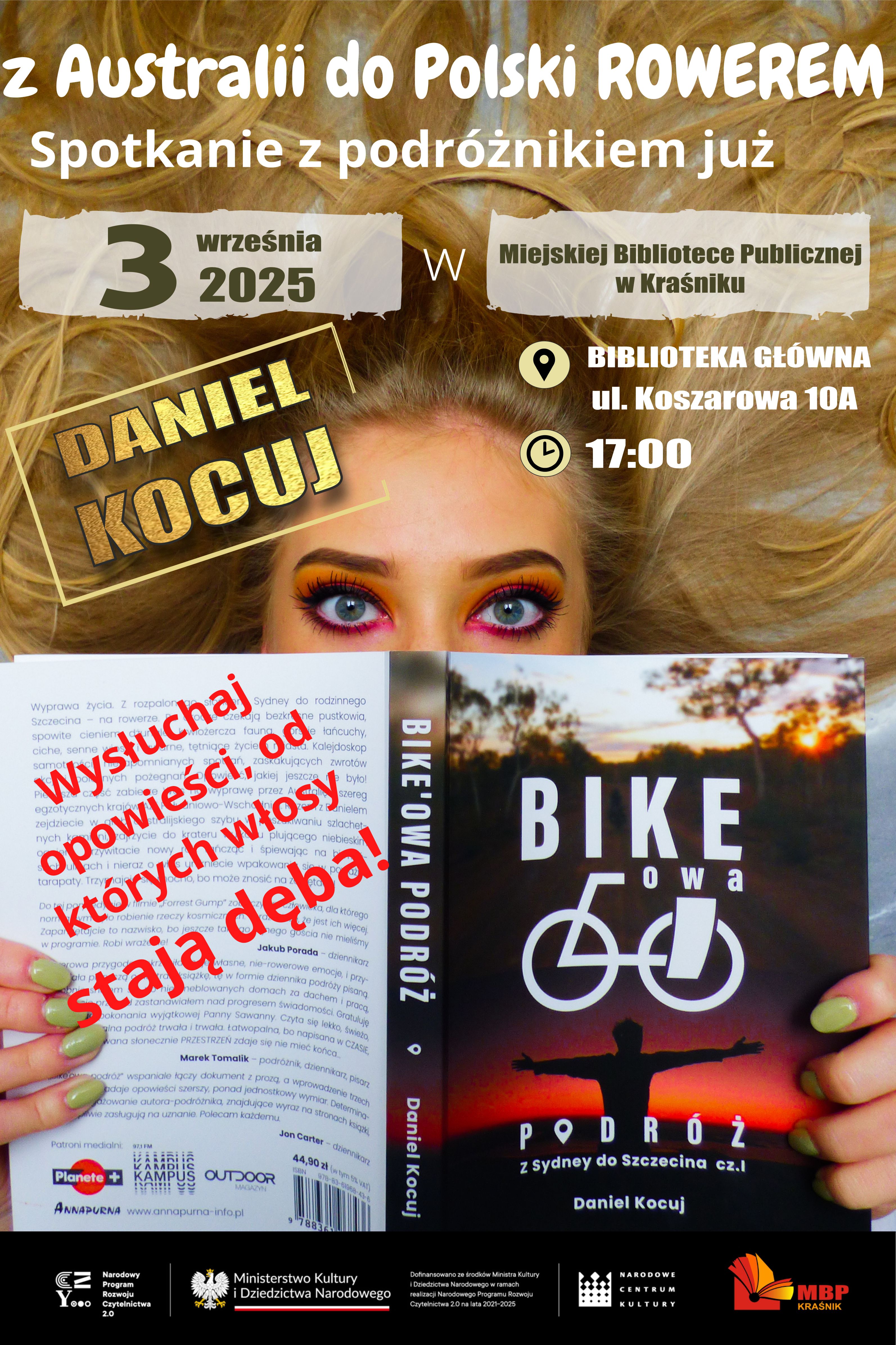 plakat spotkanie z danielem kocujem