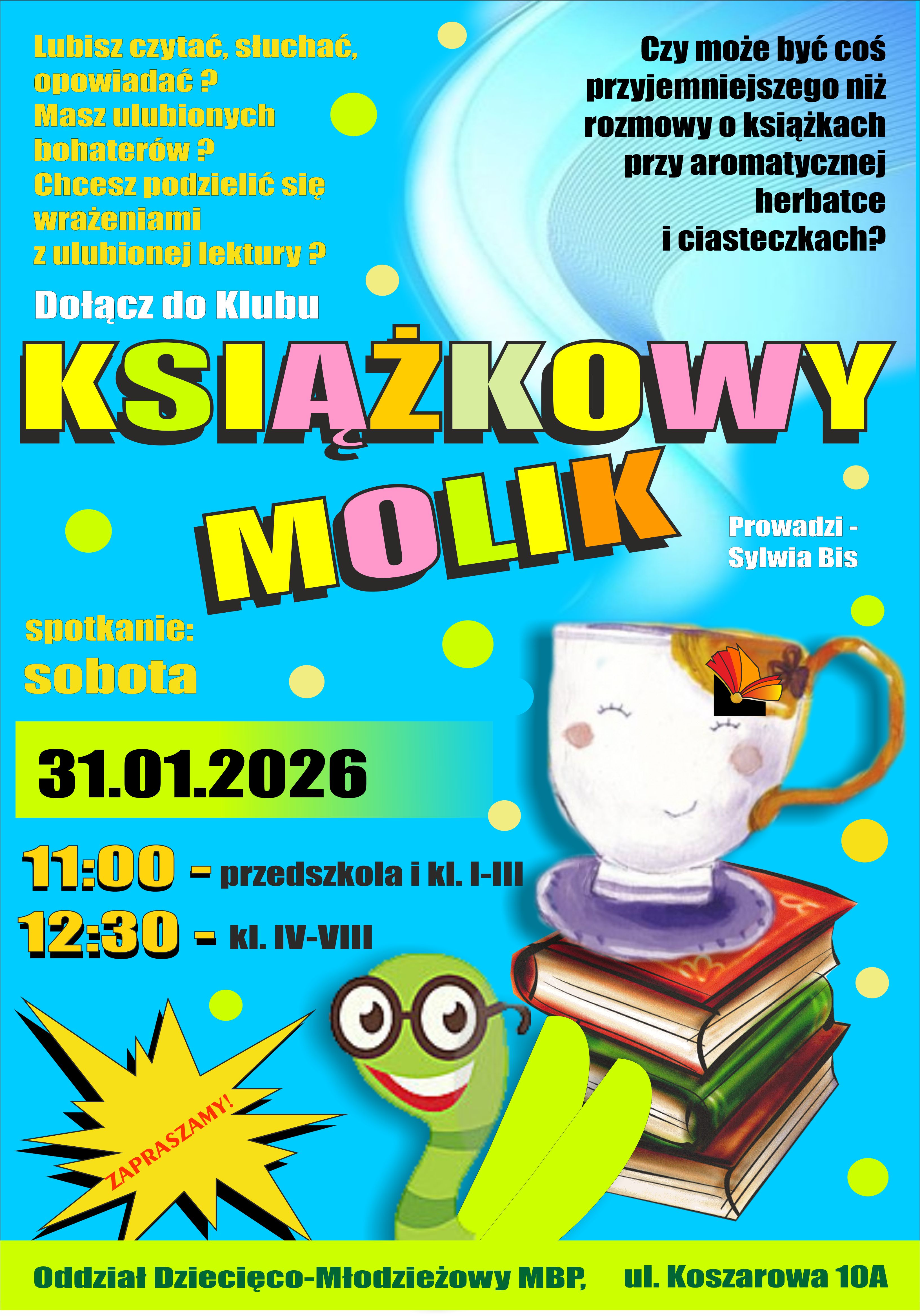 plakat książkowy molik