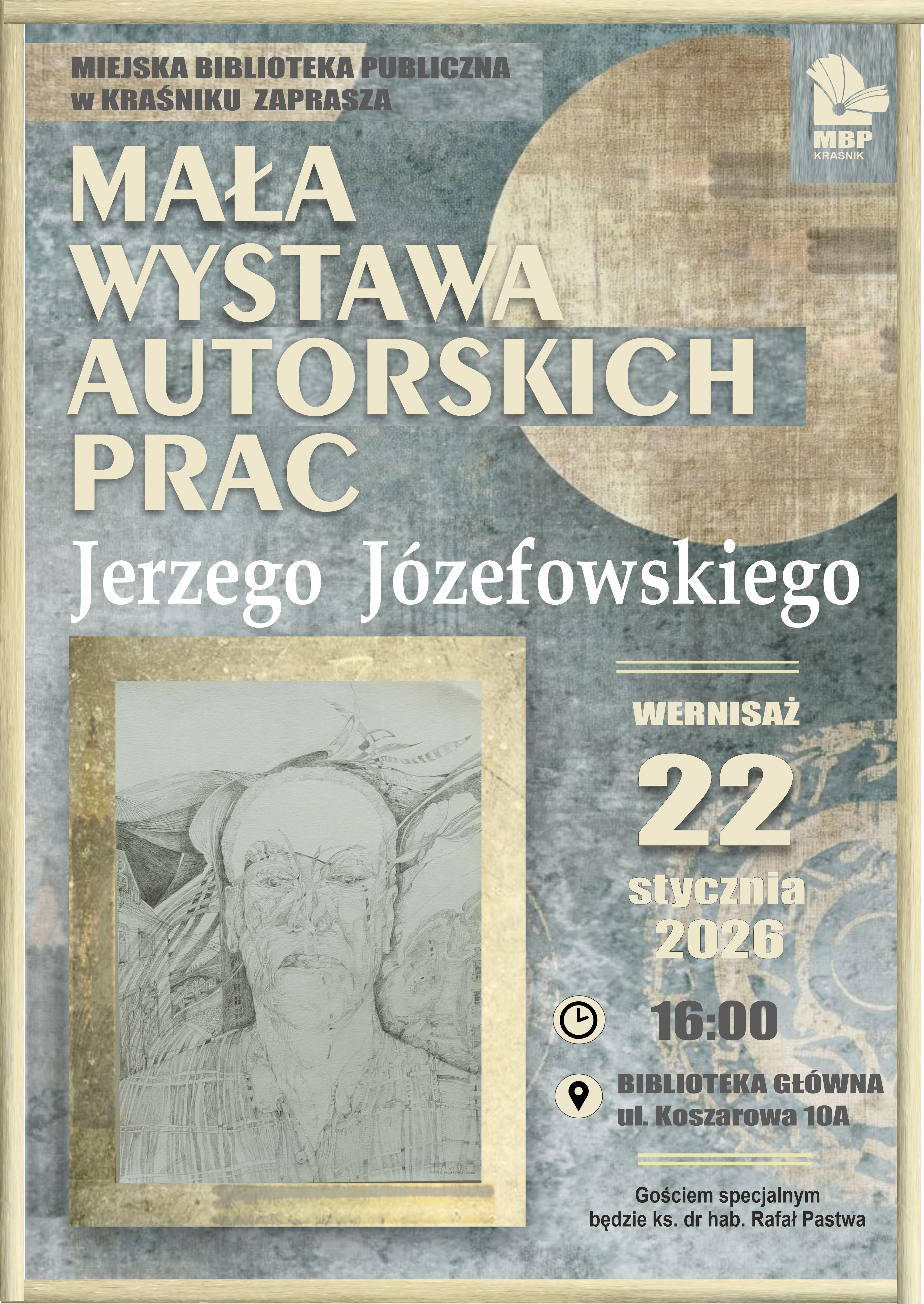 plakat wystawa prac autorskich jerzego józefowskiego
