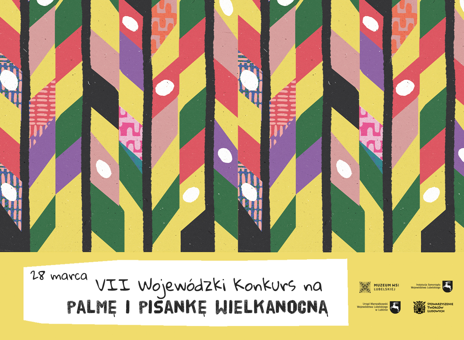plakat konkursu na palmę i pisankę