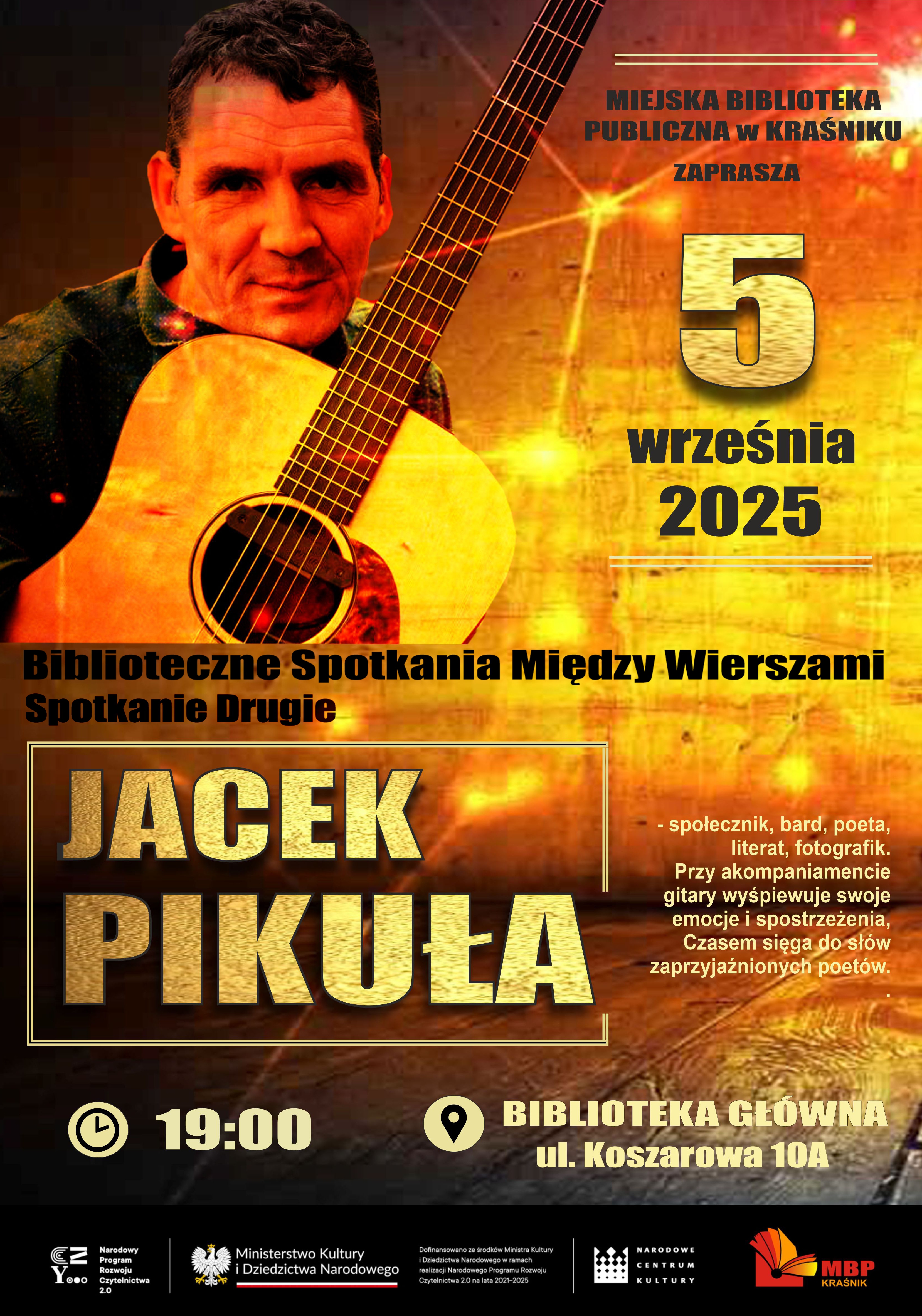 plakat spotkanie z jackiem pikułą