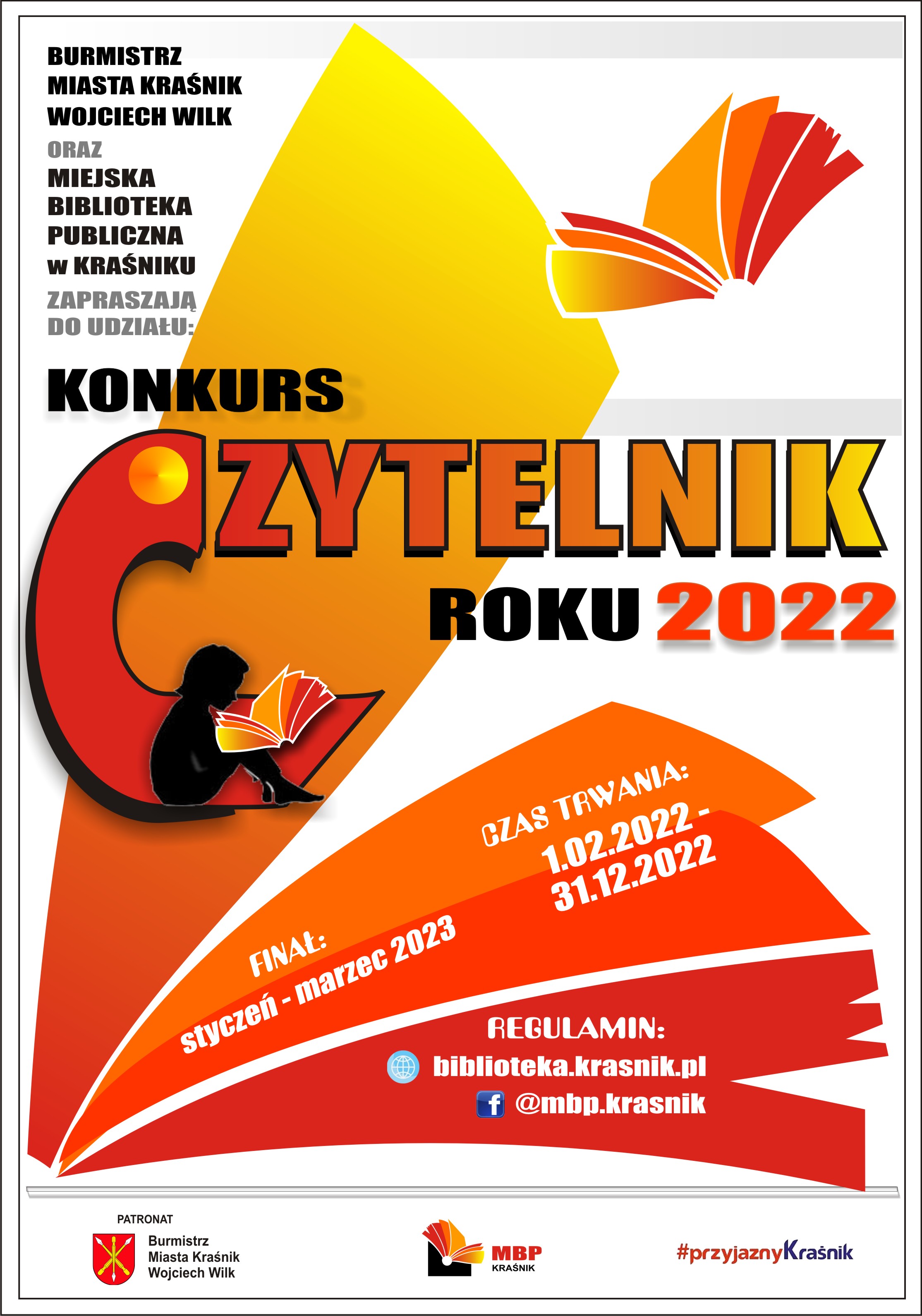 konkurs na najlepszego czytelnika w 2022 roku w MBP Kraśnik