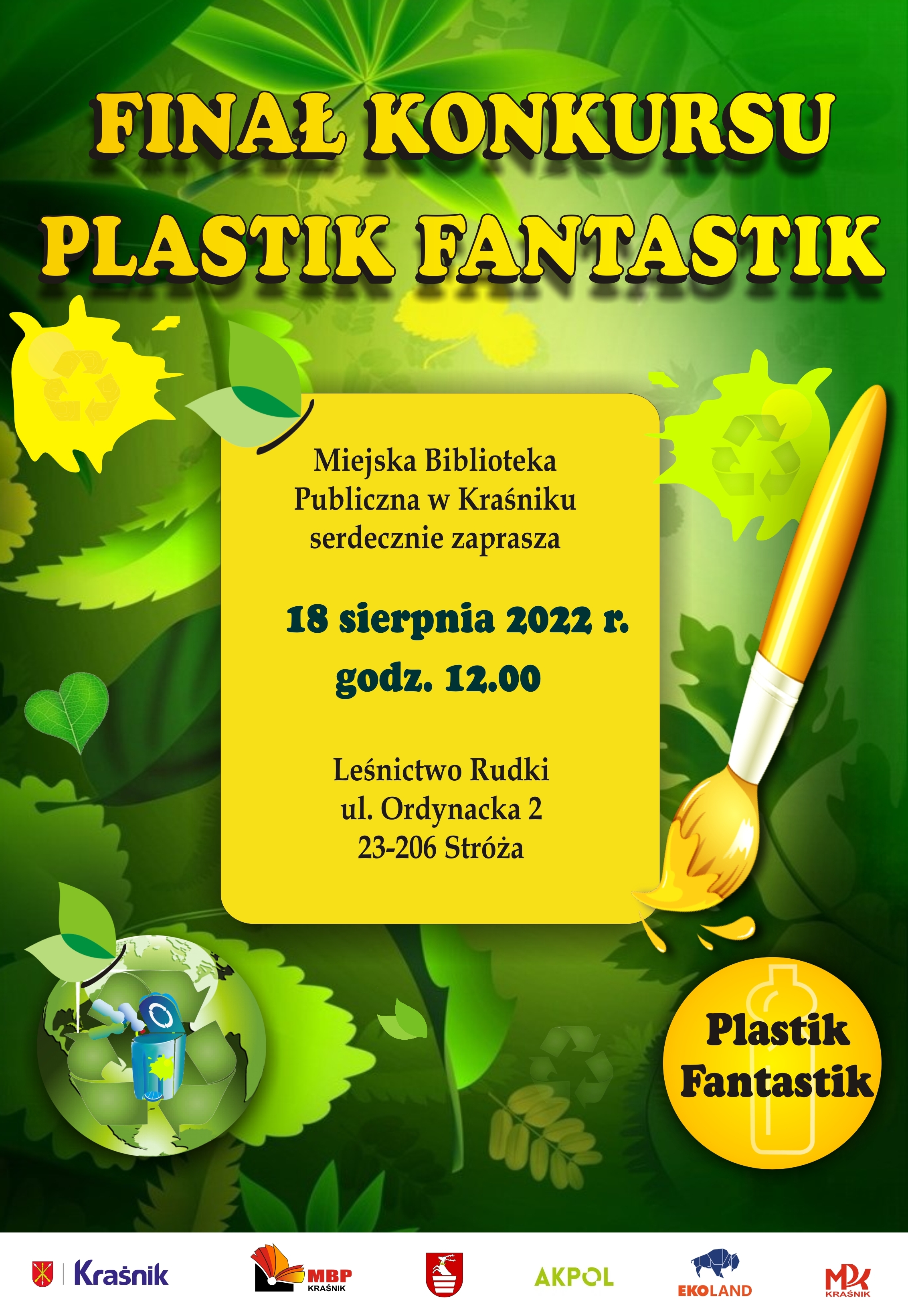 Finał konkursu plastycznego Plastik Fantastik w MBP